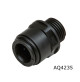 Male Thread Water Quick Release Coupling Connector - Ø. 15 mm - AQ4234X - CanSB